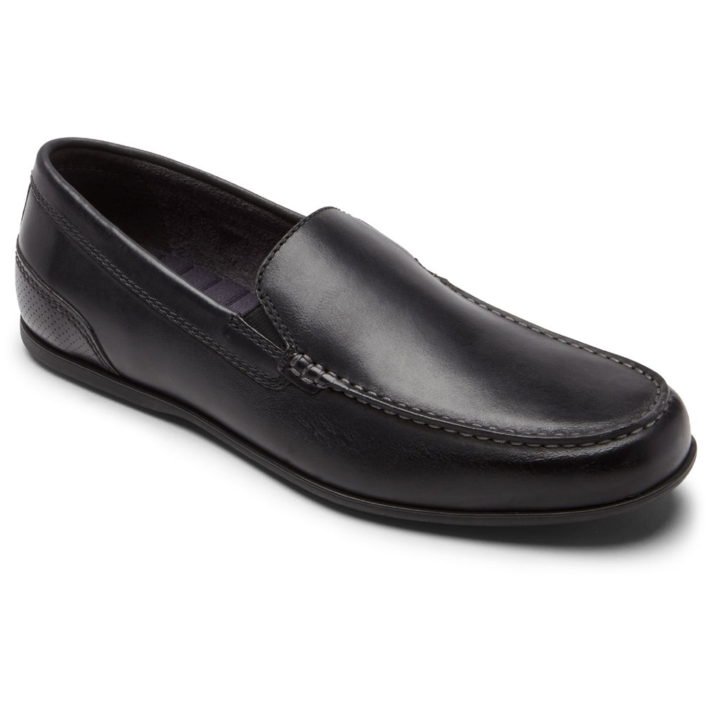 Rockport Slip-On For Mens Black - Malcom Venetian - AD3027849